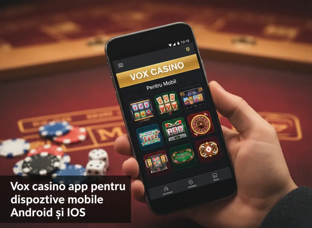 Vox casino app pentru dispozitive mobile Android și iOS